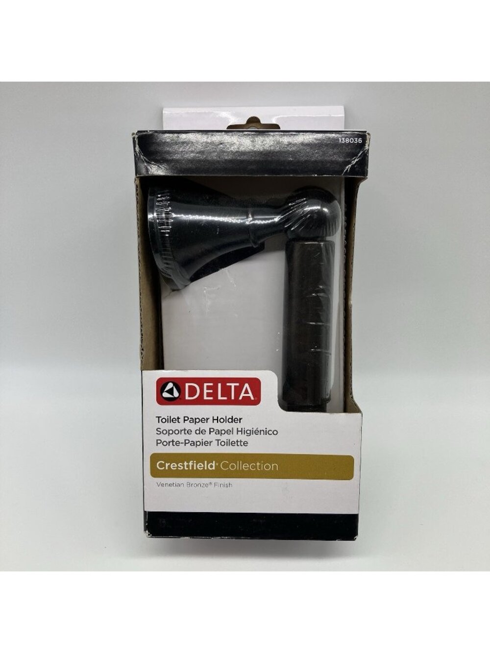 Delta Crestfield Venetian Bronze Toilet Paper Holder New in Box 138036 - AA8